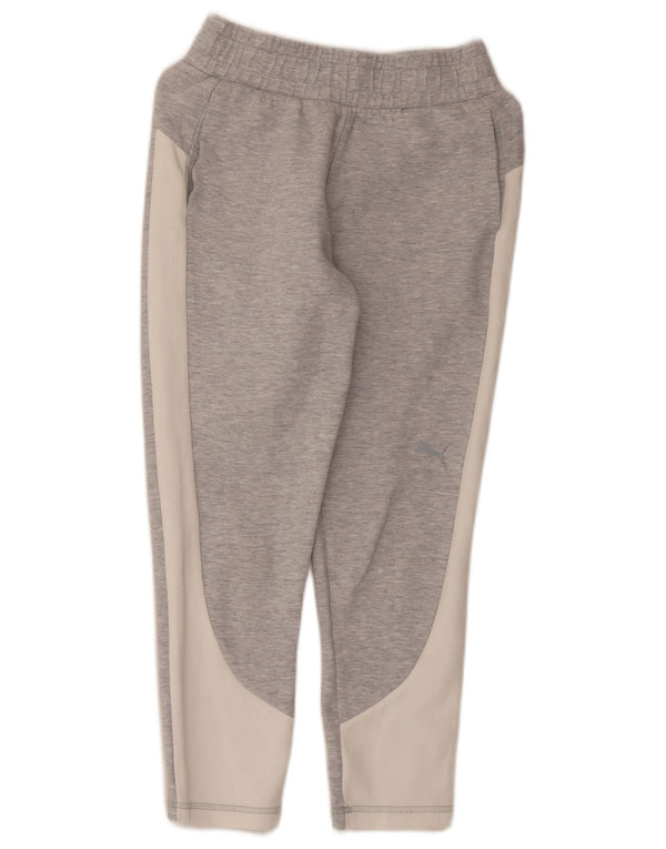 Puma Womens Tracksuit Trousers UK 6 XS Grey Colourblock