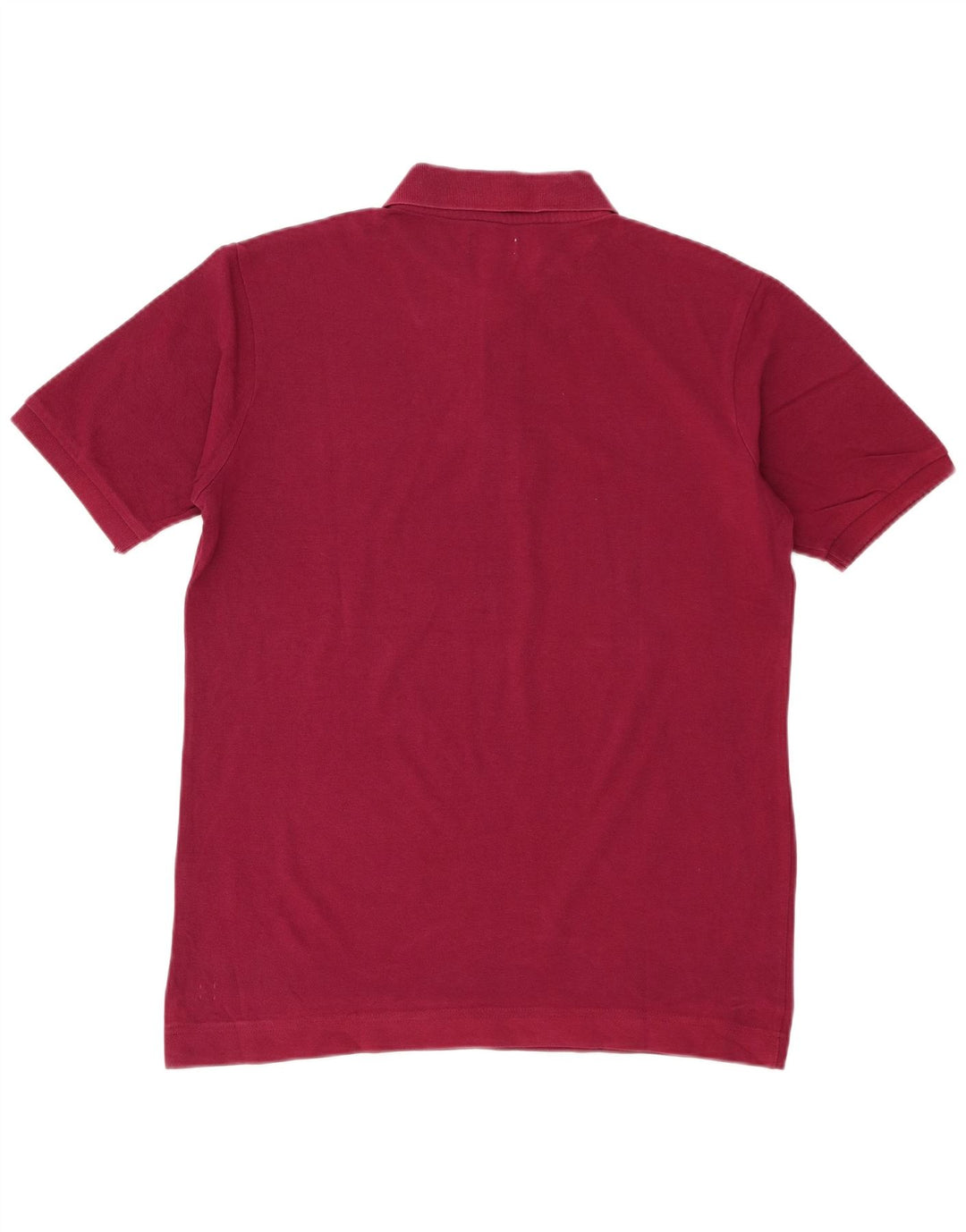 Kappa Mens Polo Shirt Large Burgundy Cotton