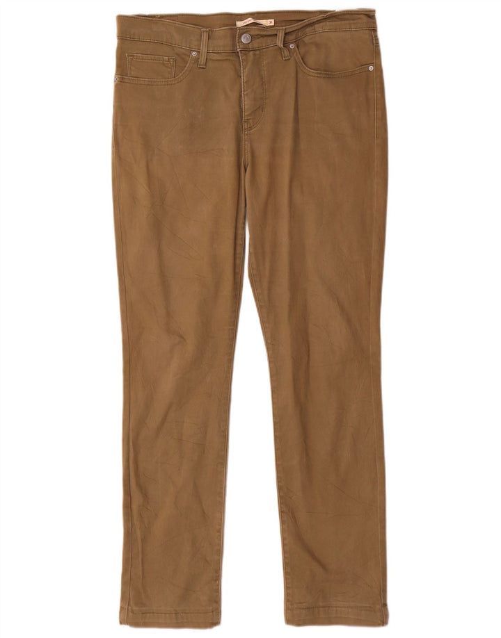 Levi's Mens 312 Shaping Slim Jeans W31 L30 Beige Cotton