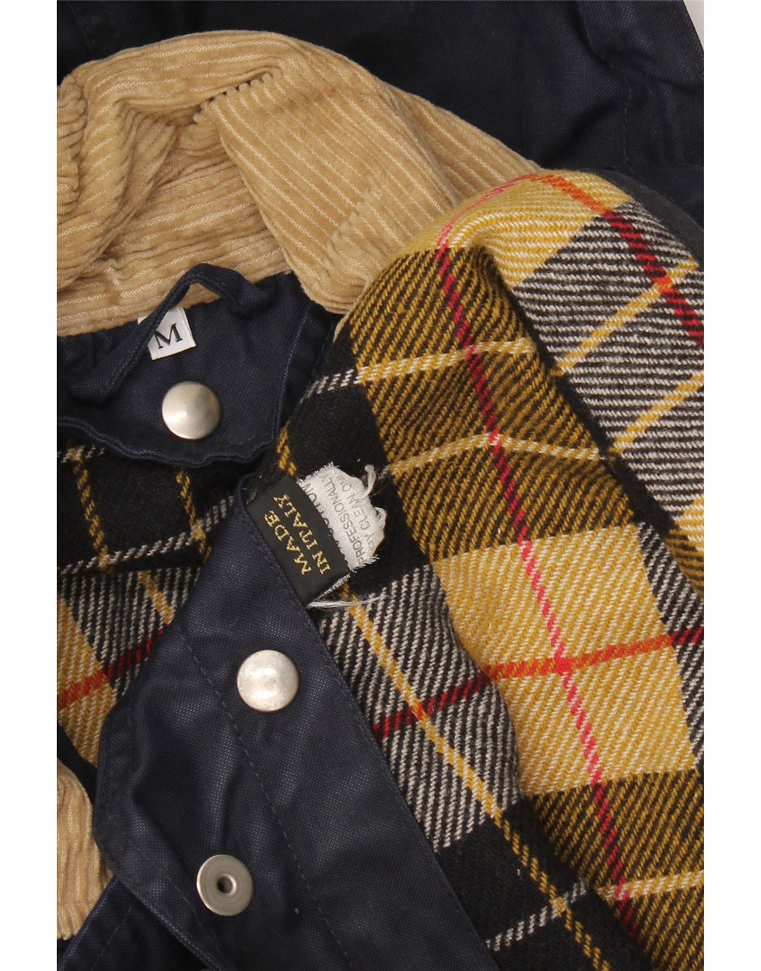 Vintage Mens Hooded Loose Fit Waxed Jacket UK 38 Medium Navy Blue Cotton