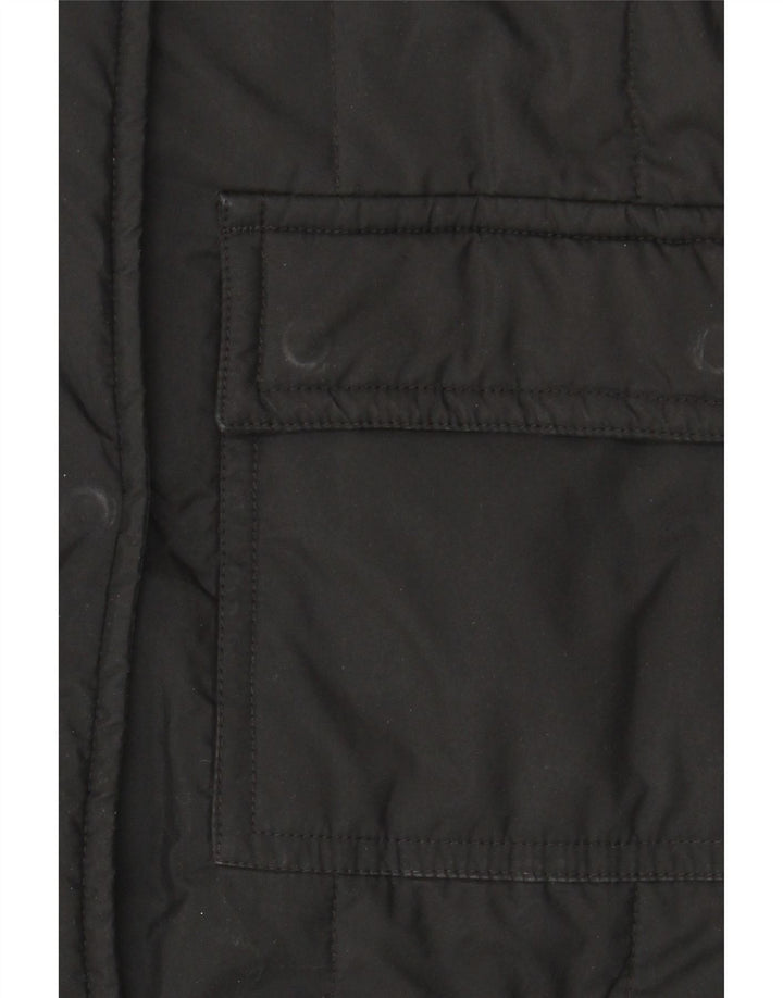 Marlboro Classics Mens Padded Jacket UK 40 Large Black