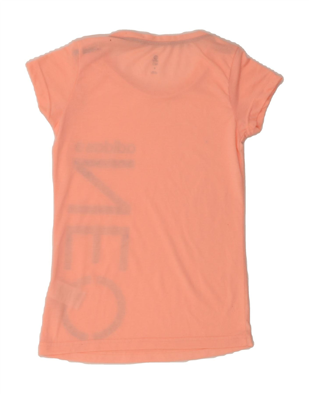 ADIDAS Womens Neo Graphic T-Shirt Top UK 12 Medium Pink Polyester Vintage Adidas and Second-Hand Adidas from Messina Hembry 