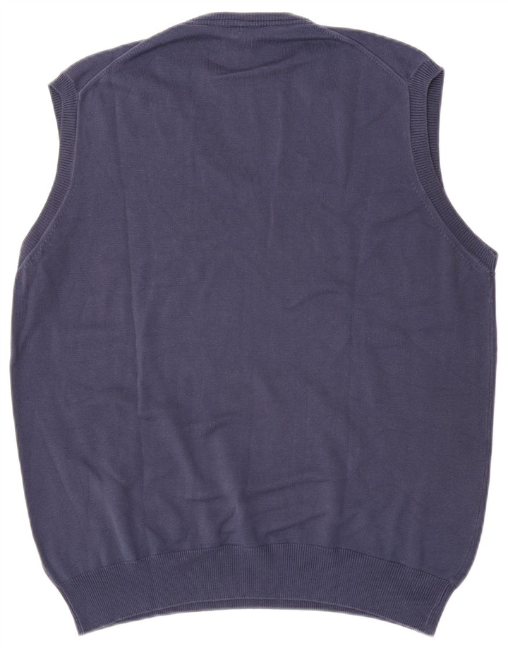 Marina Yachting Mens Vest Tank Top XL Navy Blue