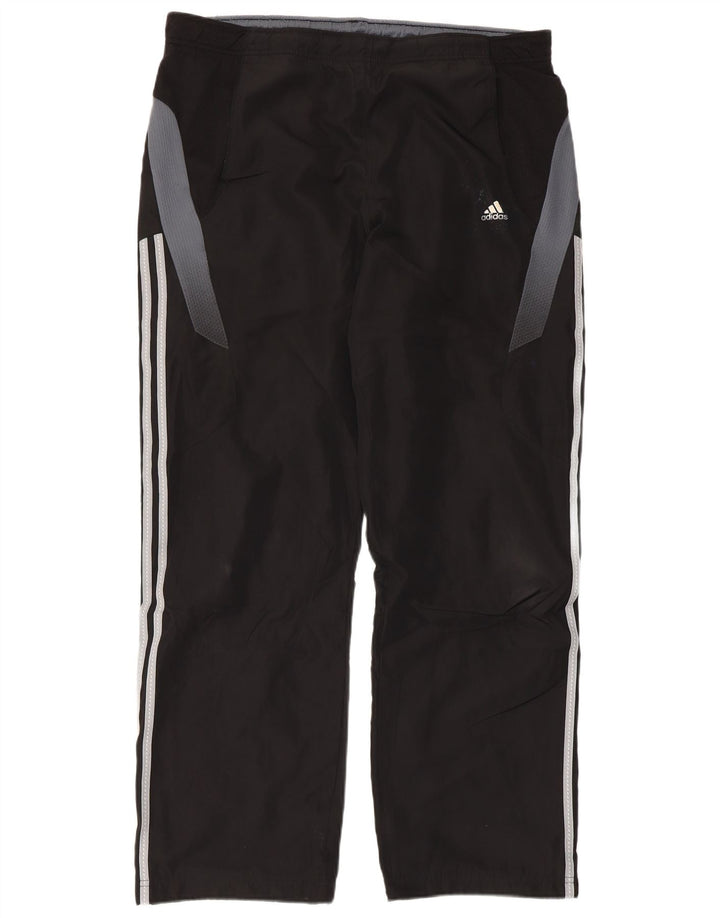 Adidas Mens Climacool Tracksuit Trousers Large  Black Colourblock Polyester
