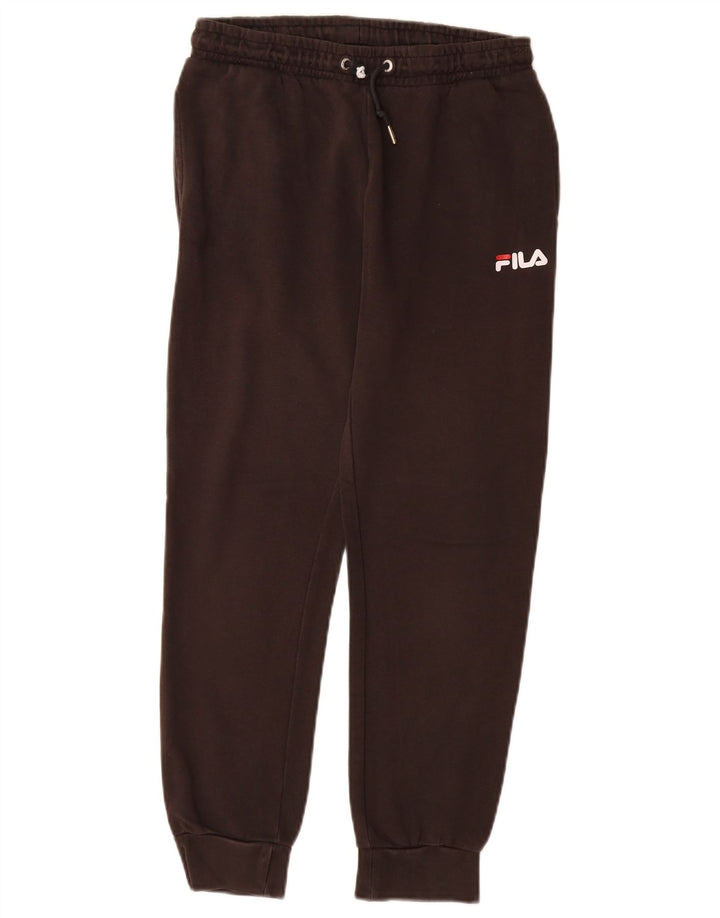 FILA Boys Tracksuit Trousers Joggers 11-12 Years  Black