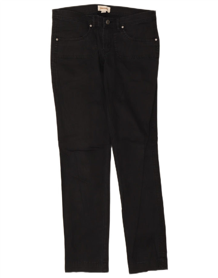 Diesel Womens Slim Jeans W29 L30 Black Cotton