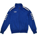 HUMMEL Boys Graphic Tracksuit Top Jacket 5-6 Years Blue Polyester | Vintage Hummel | Thrift | Second-Hand Hummel | Used Clothing | Messina Hembry 