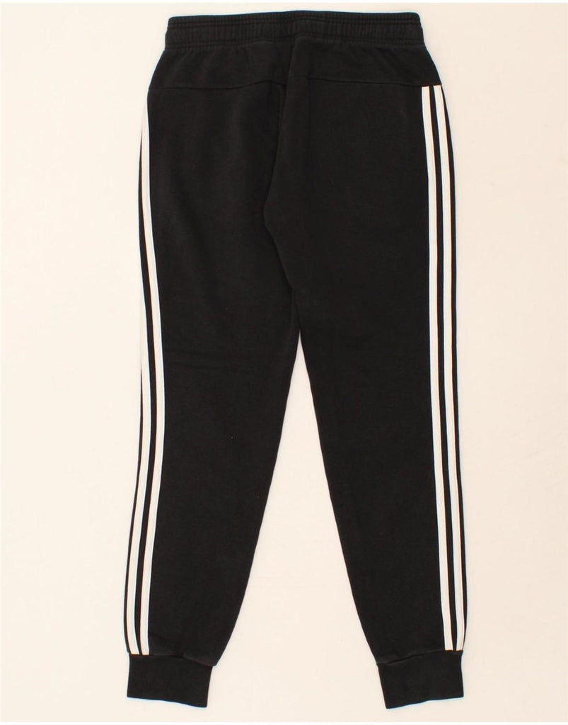 ADIDAS Womens Tracksuit Trousers Joggers UK 14 Medium Black Cotton Vintage Adidas and Second-Hand Adidas from Messina Hembry 