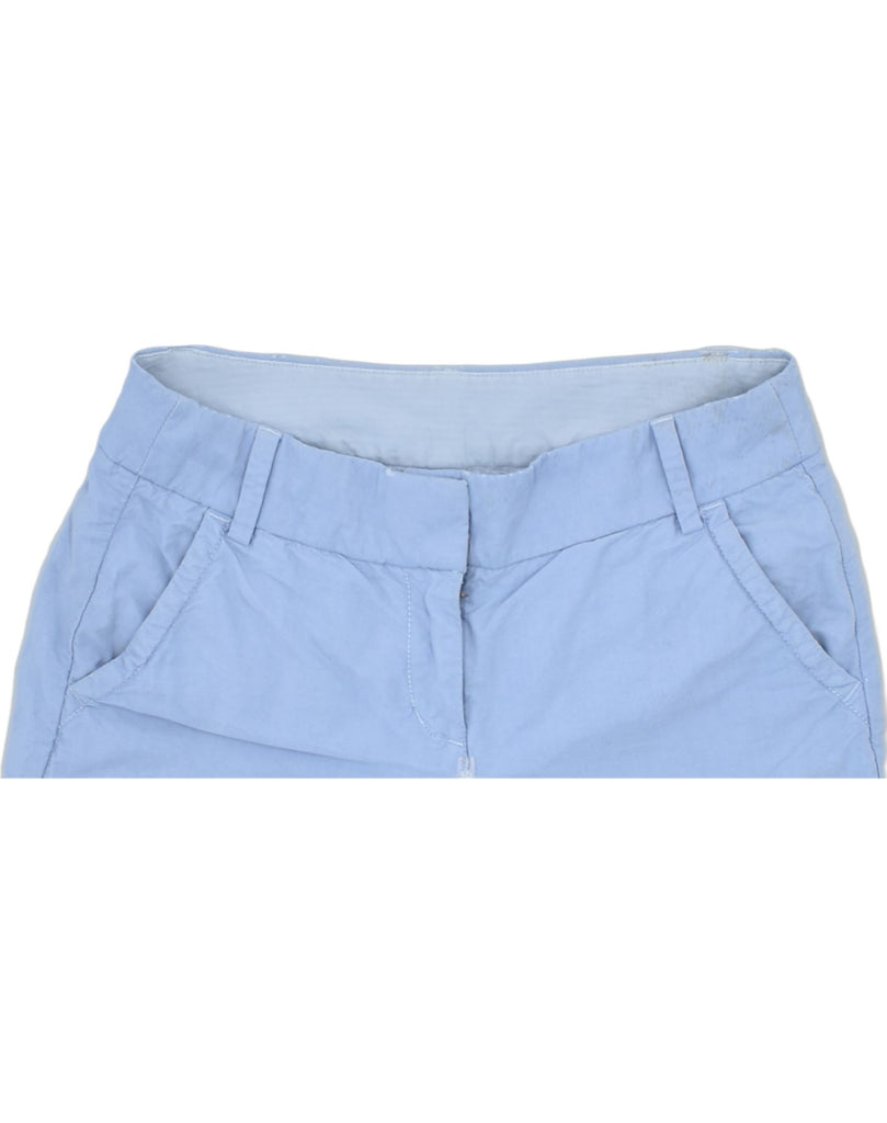 J. CREW Womens Chino Shorts US 2 XS W28 Blue Cotton | Vintage | Thrift | Second-Hand | Used Clothing | Messina Hembry 