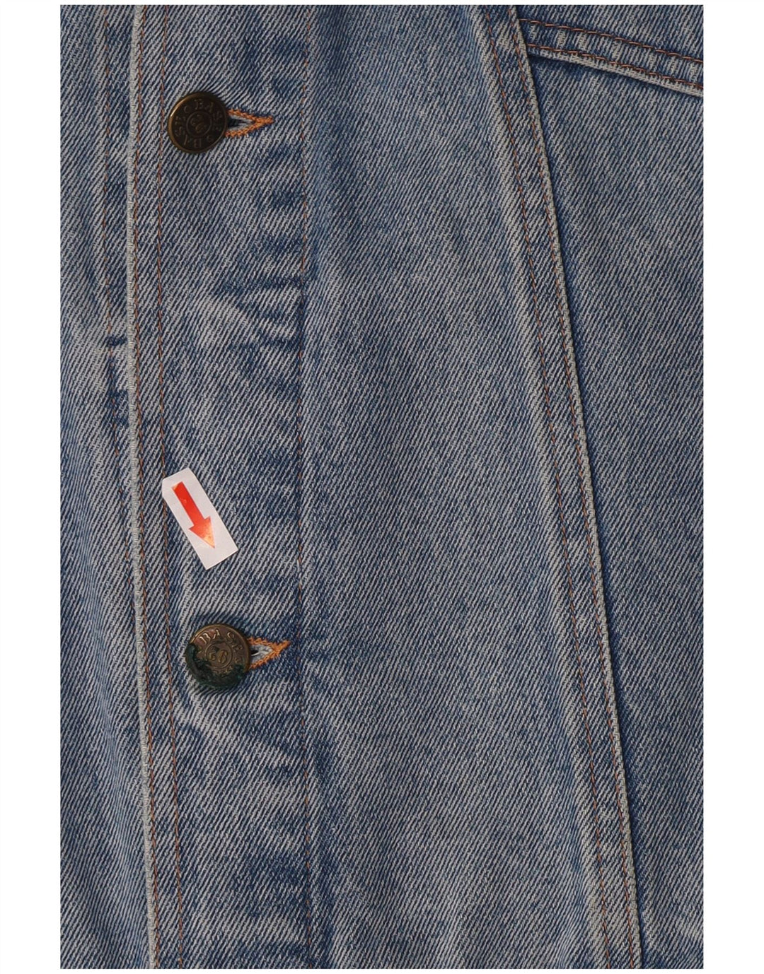 Base 92 Mens Denim Jacket UK 42 XL Blue Cotton