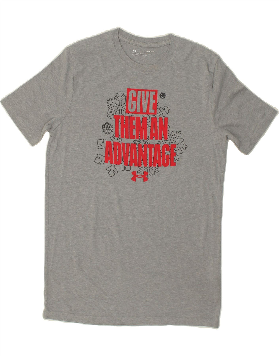 UNDER ARMOUR Mens Graphic T-Shirt Top Small Grey Cotton | Vintage Under Armour | Thrift | Second-Hand Under Armour | Used Clothing | Messina Hembry 