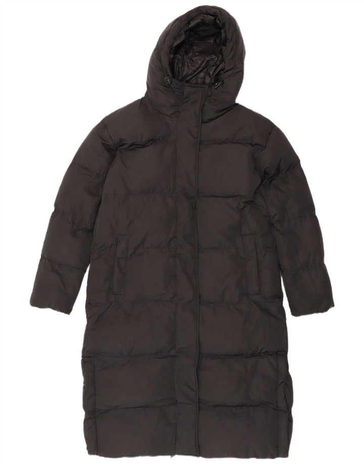 Superdry Womens Oversized Padded Coat UK 8 Small Black Polyester