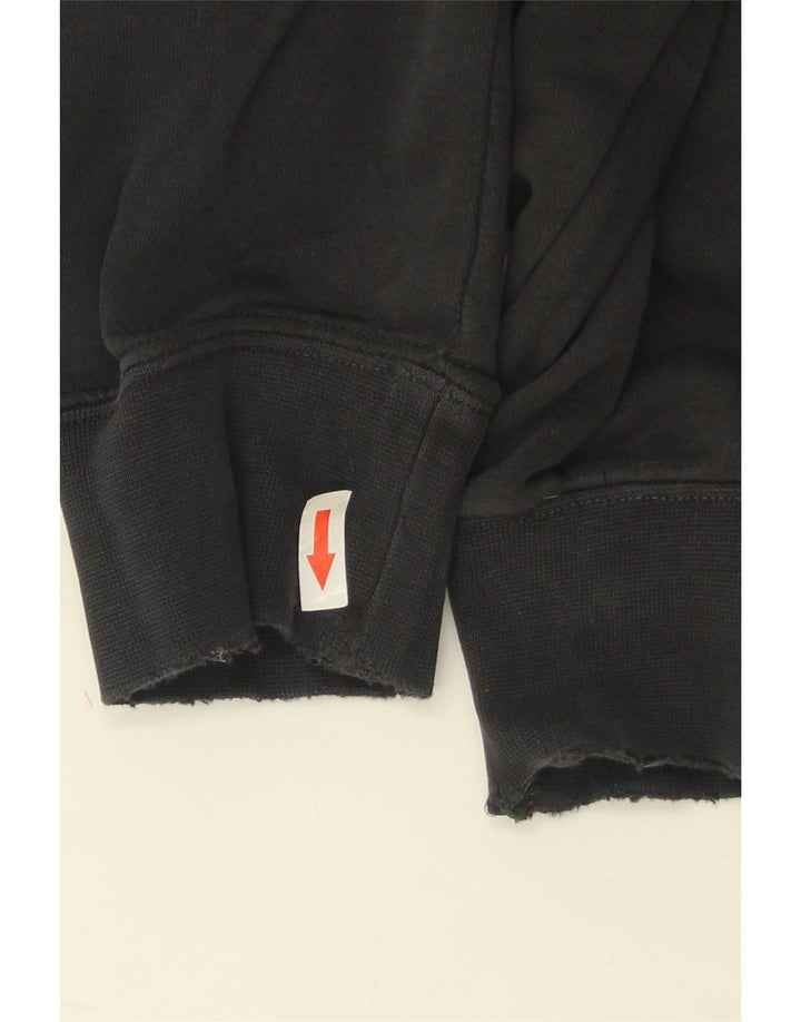 Nike Mens Sweatshirt Jumper Medium Black Cotton