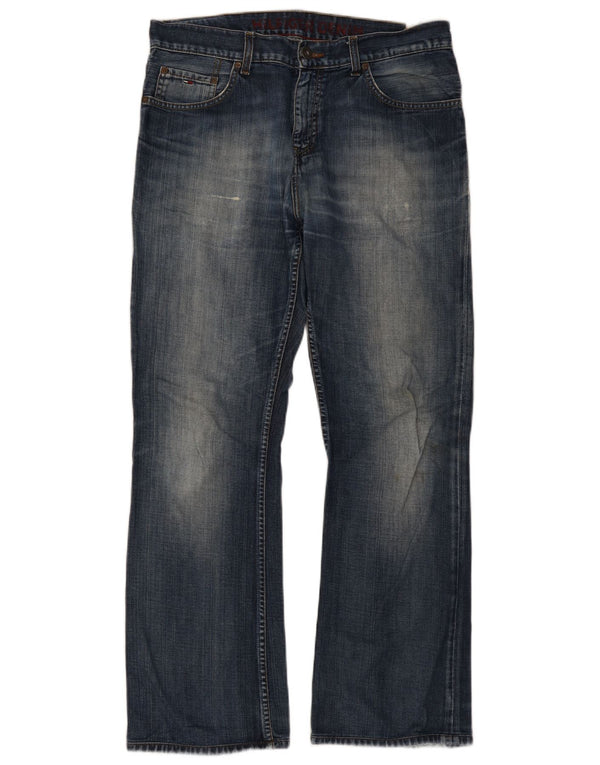 Tommy Hilfiger Mens Bootcut Jeans W34 L31 Blue