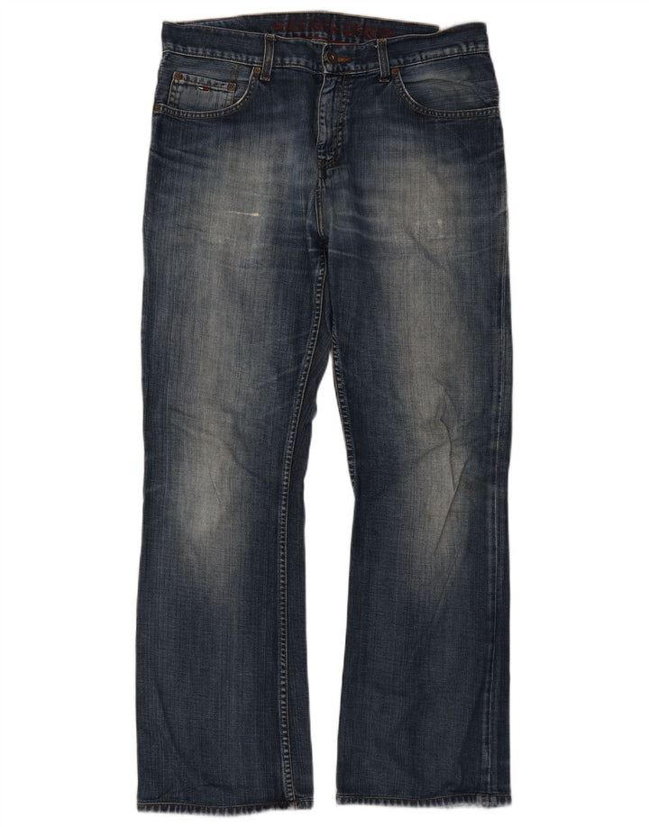 Tommy Hilfiger Mens Bootcut Jeans W34 L31 Blue