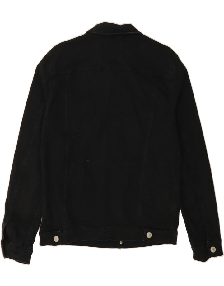 JACK & JONES Boys Denim Jacket 13-14 Years Large Black Cotton Vintage Jack & Jones and Second-Hand Jack & Jones from Messina Hembry 