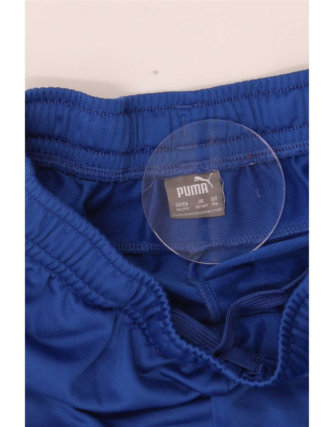 Puma Boys Tracksuit Trousers 15-16 Years Blue Polyester