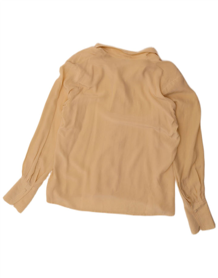 Balloon Womens Shirt Blouse EU 38 Medium Beige Silk