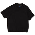 Adidas Mens Short Sleeve Sweatshirt Jumper Small Black Cotton