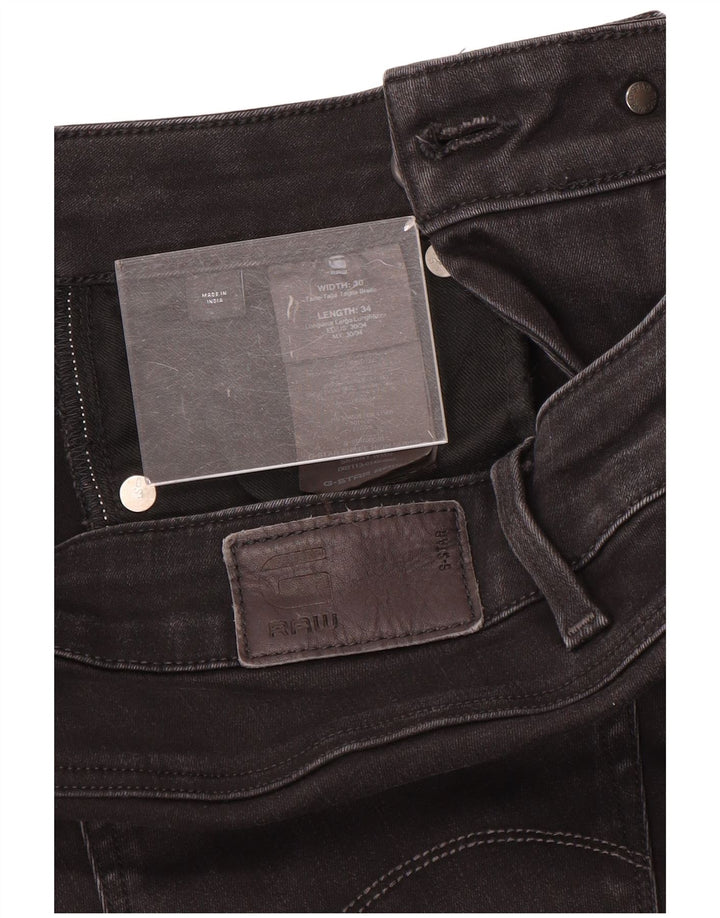 G-Star Womens Skinny Jeans W30 L34 Black Polyester