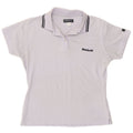 Reebok Womens Polo Shirt UK 14 Large Purple Polyester