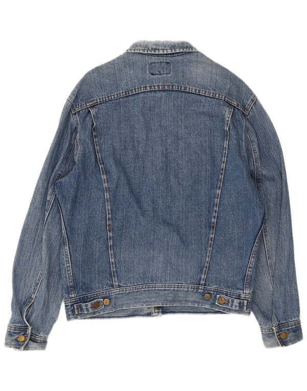 Rifle Mens Denim Jacket UK 40 Large Blue