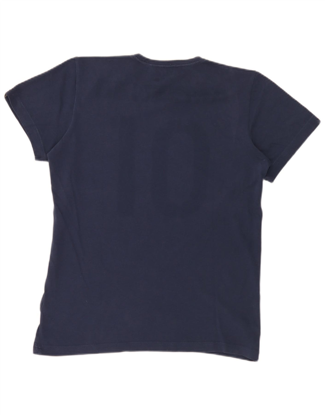 Adidas Mens Graphic T-Shirt Top Small Navy Blue Cotton