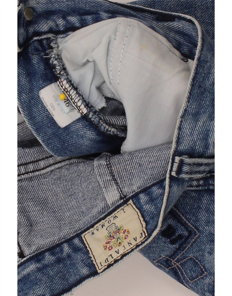 PANCALDI Womens High Waist Tapered Jeans IT 46 Large W28 L27 Blue Cotton Vintage Pancaldi and Second-Hand Pancaldi from Messina Hembry 