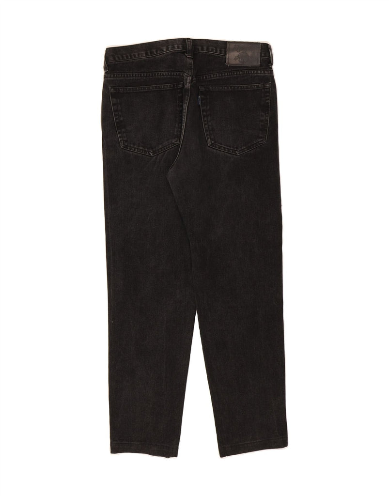 REPORTER Mens Straight Jeans W48 L29 Black Cotton Vintage Reporter and Second-Hand Reporter from Messina Hembry 