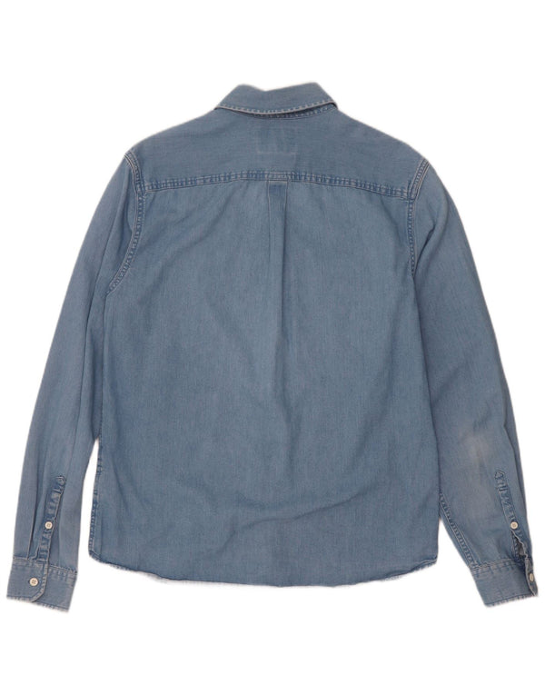 Calvin Klein Jeans Mens Regular Fit Denim Shirt Medium Blue Cotton