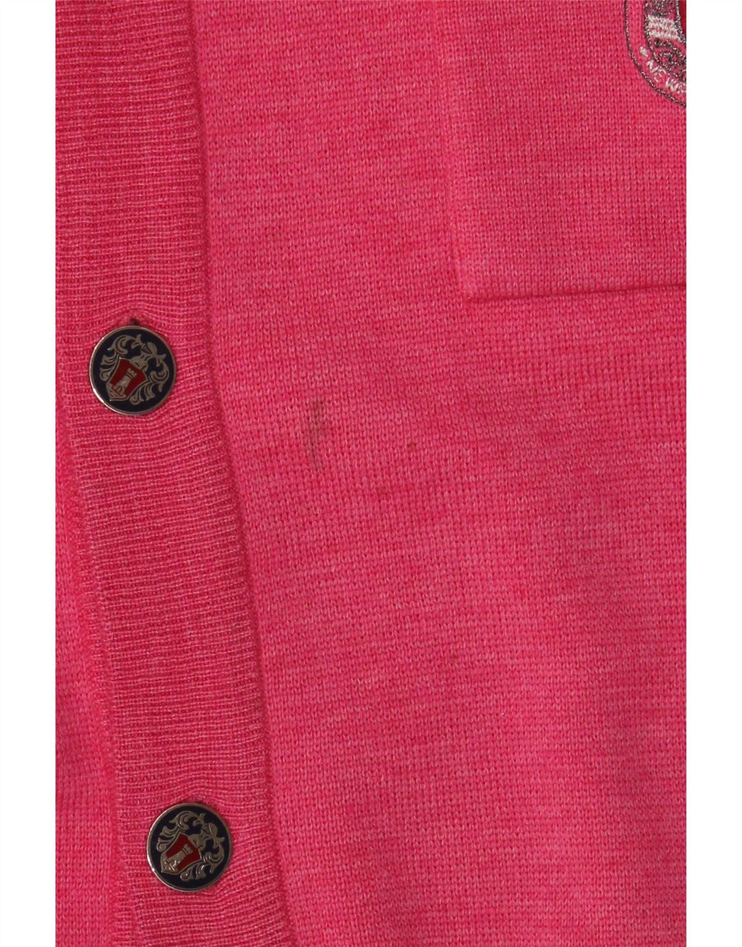 Vintage Mens Cardigan Sweater 2XL Pink