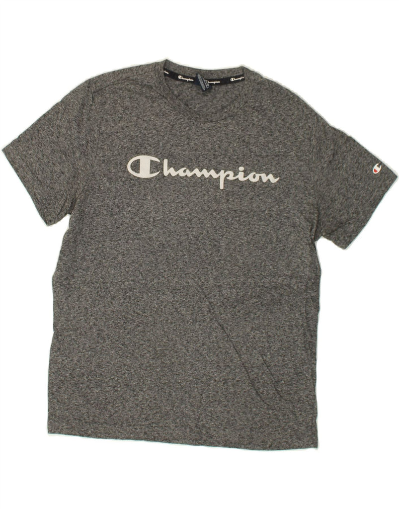 CHAMPION Mens Graphic T-Shirt Top Large Grey | Vintage Champion | Thrift | Second-Hand Champion | Used Clothing | Messina Hembry 