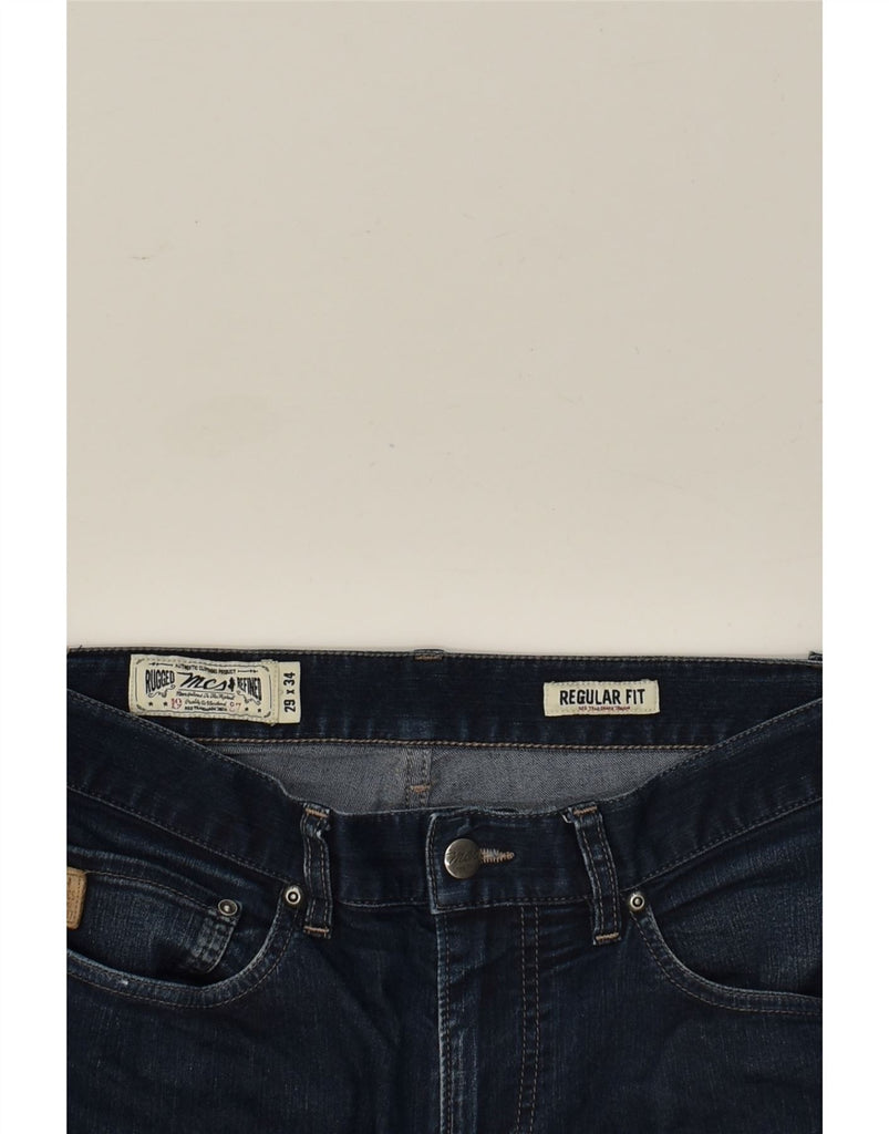 MARLBORO CLASSICS Mens Regular Fit Slim Jeans W29 L34  Navy Blue Cotton | Vintage Marlboro Classics | Thrift | Second-Hand Marlboro Classics | Used Clothing | Messina Hembry 