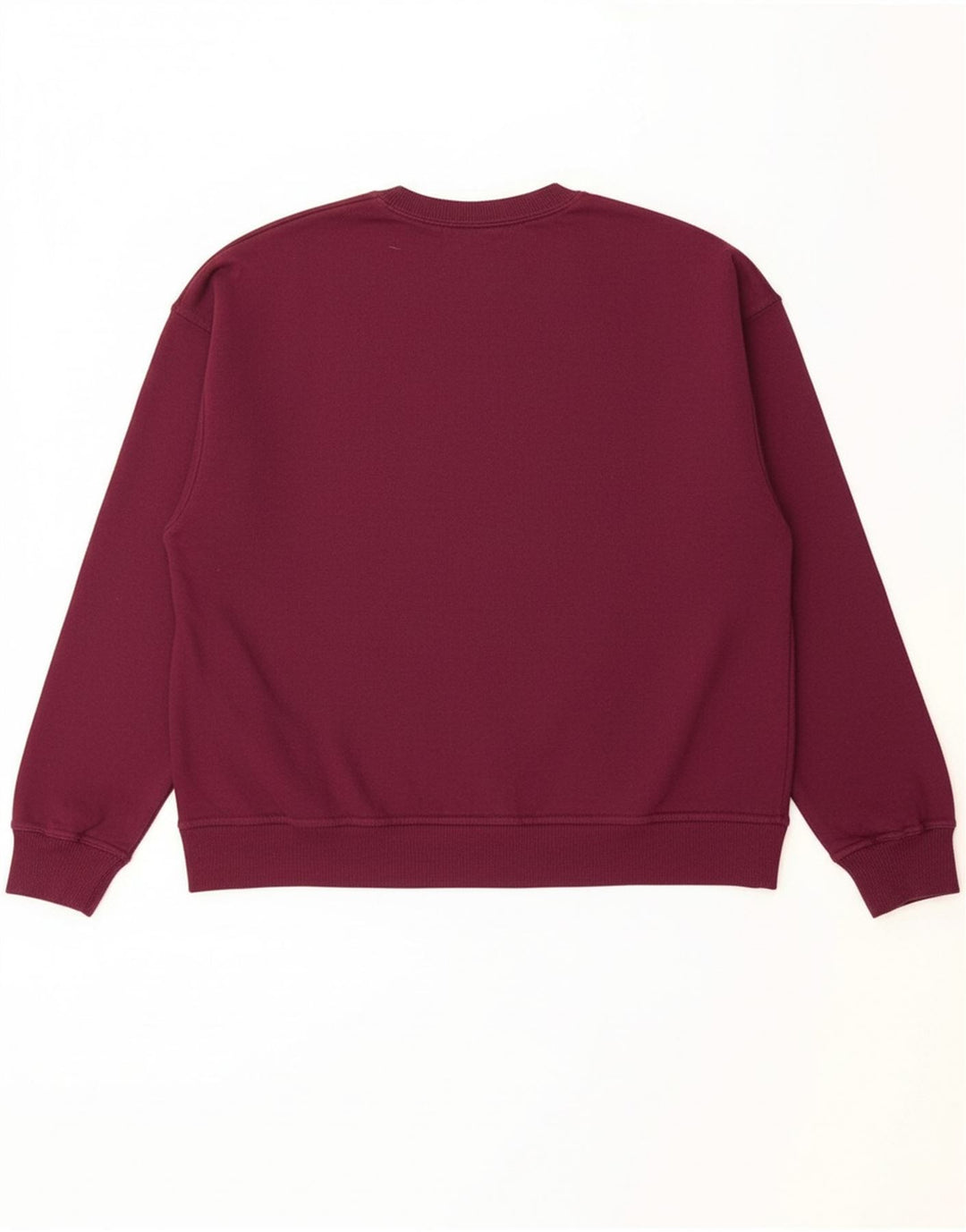 CHAMPION Womens Sweatshirt Jumper UK 14 Medium Maroon Cotton