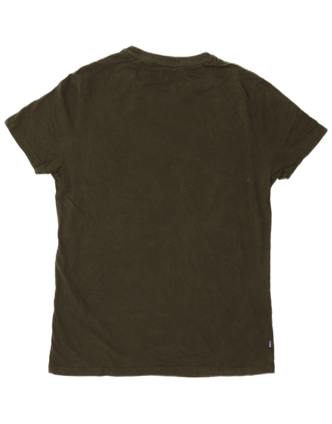 Superdry Mens T-Shirt Top Medium Green Cotton