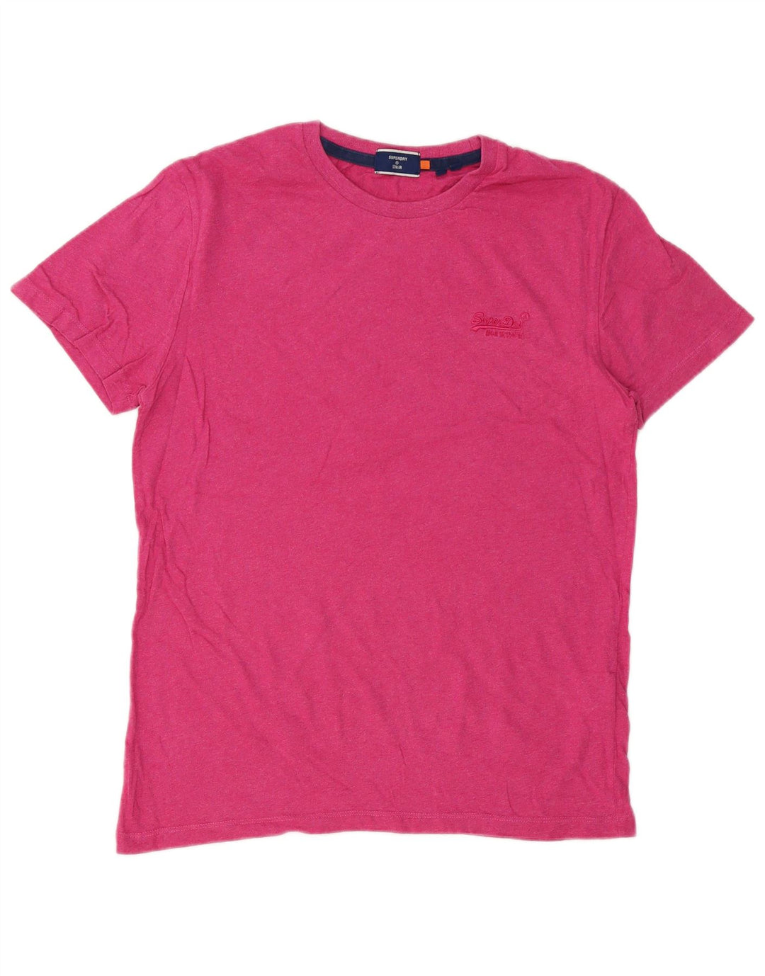 Superdry Mens T-Shirt Top Medium Pink Cotton