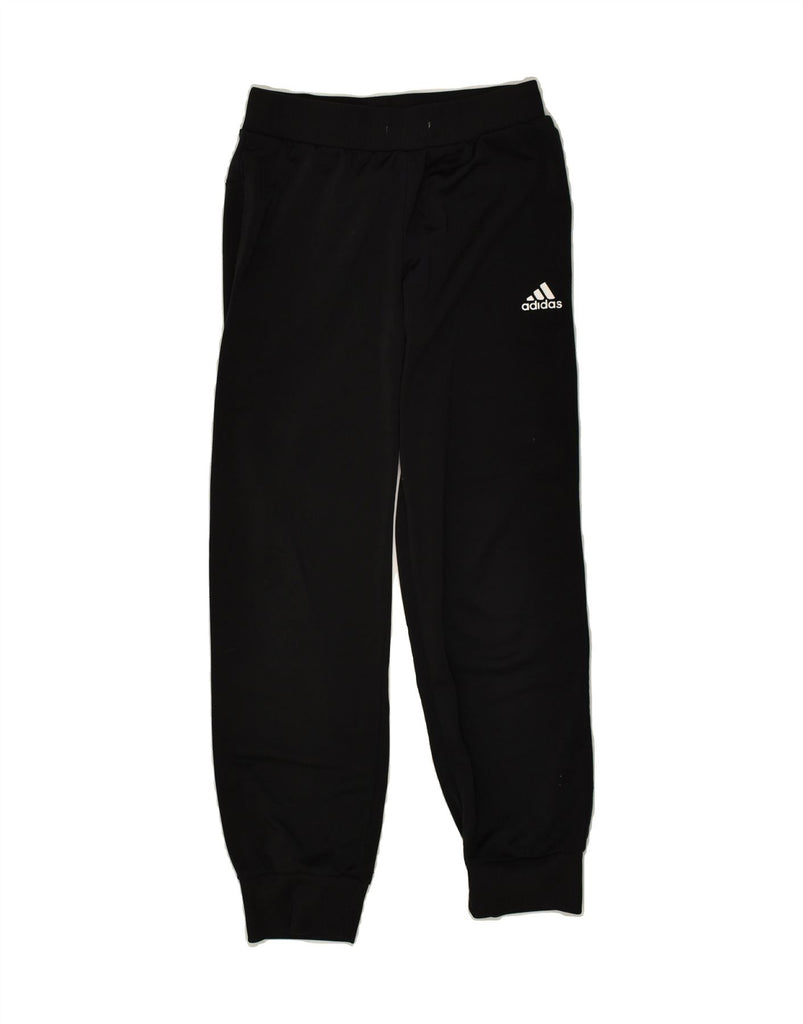 ADIDAS Boys Graphic Tracksuit Trousers Joggers 11-12 Years  Black Vintage Adidas and Second-Hand Adidas from Messina Hembry 