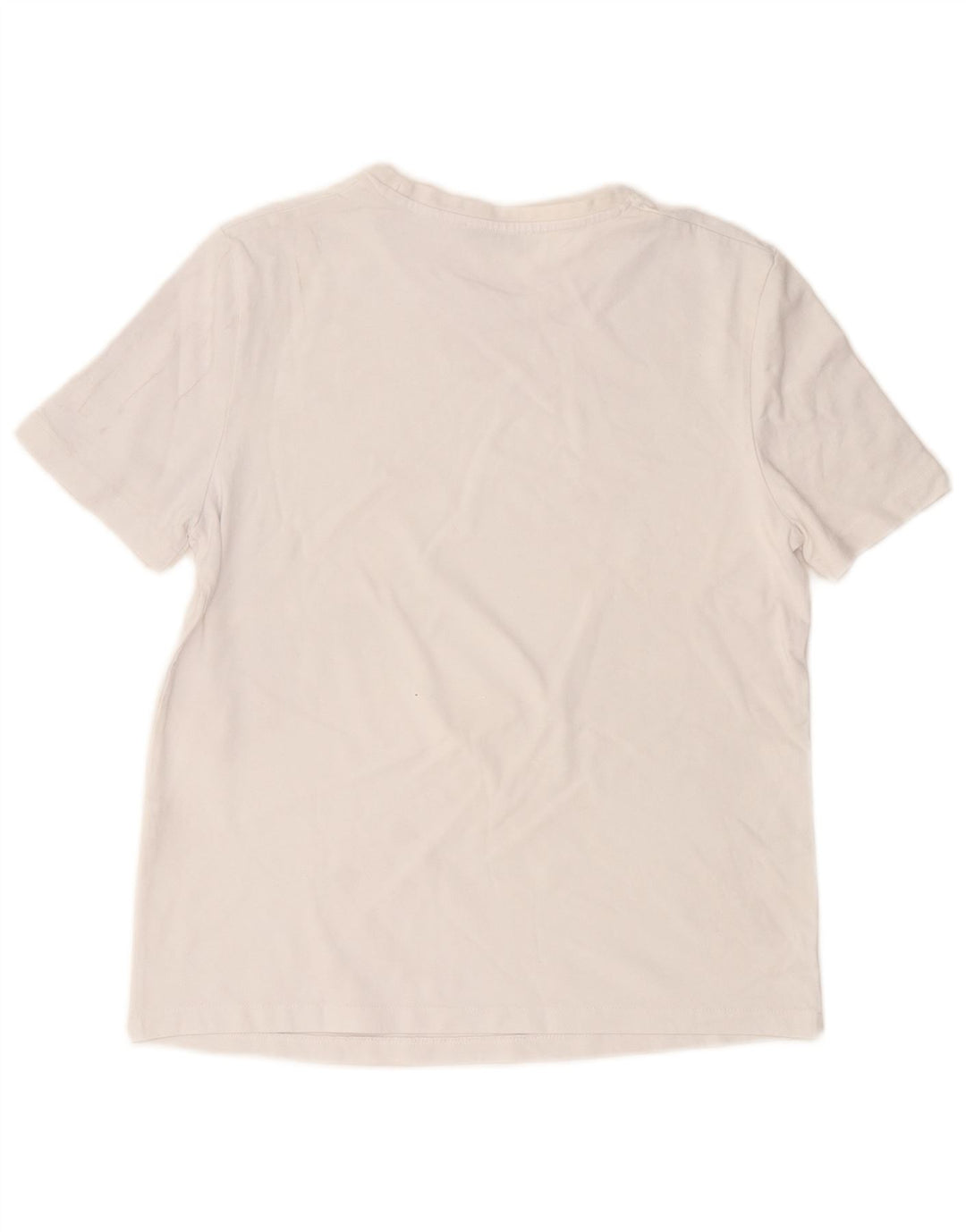 Zara Womens T-Shirt Top UK 14 Medium White Cotton