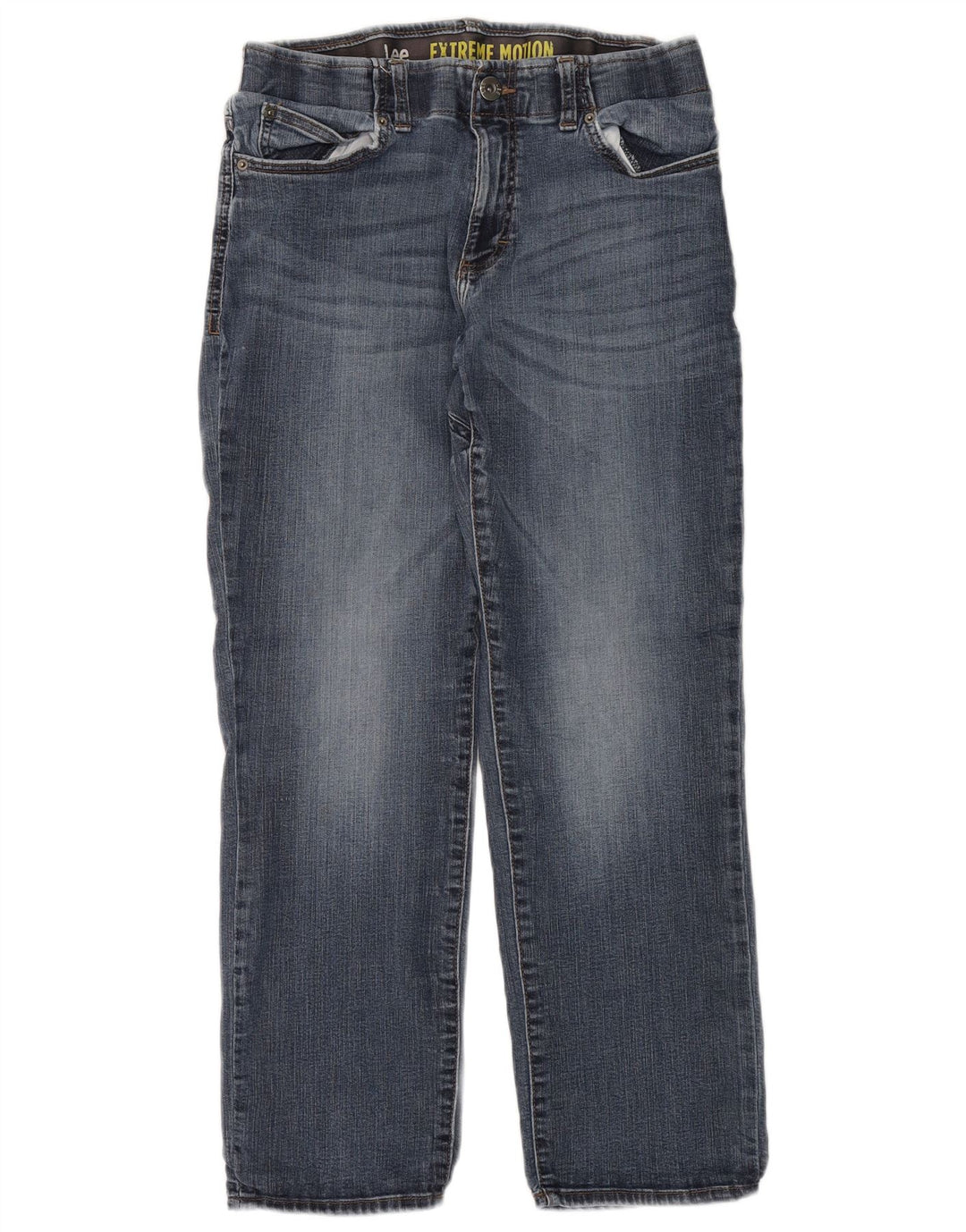 LEE Mens Extreme Motion Straight Tapered Jeans W33 L30 Blue