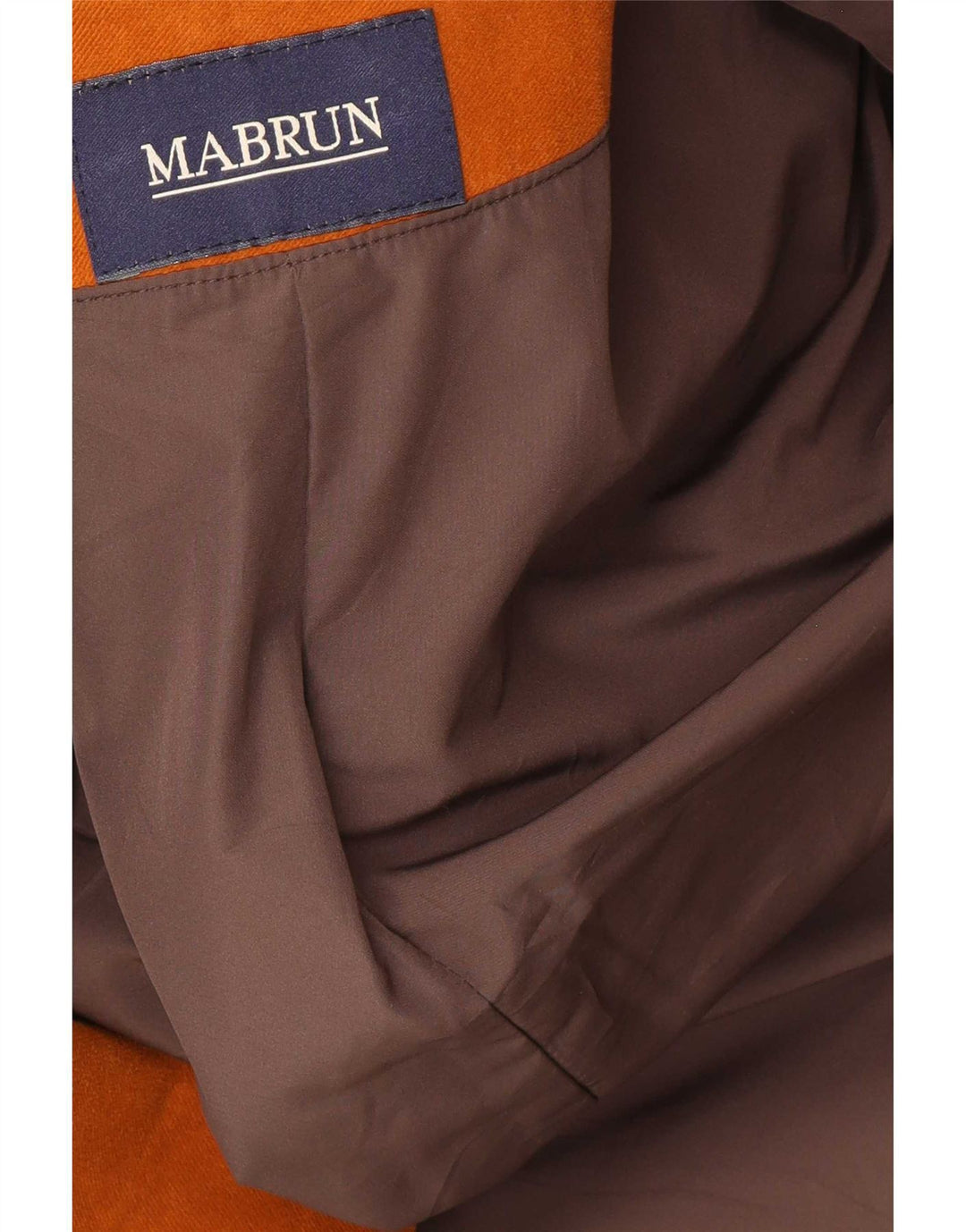 Mabrun Mens Utility Jacket IT 48 Medium Brown Cotton