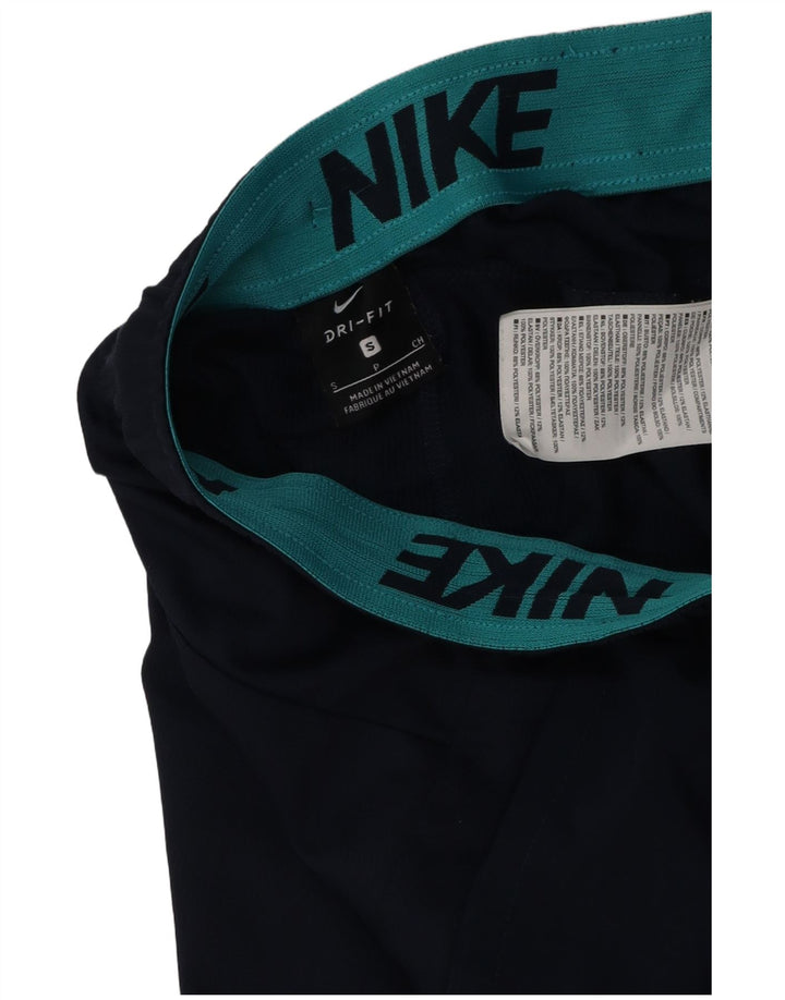 Nike Mens Dri Fit Graphic Sport Shorts Small  Navy Blue Polyester