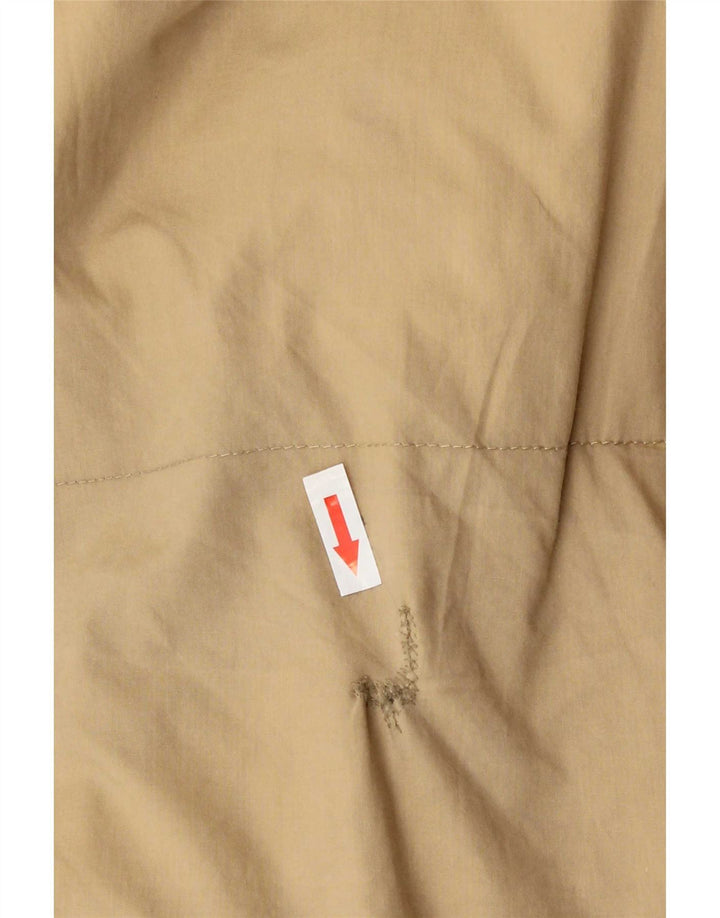Ellesse Womens Hooded Oversized Padded Coat IT 42 Medium Beige