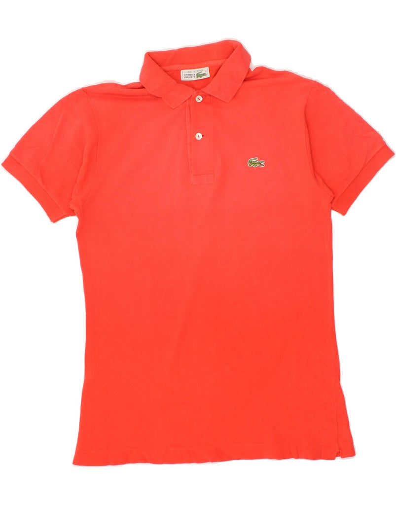 LACOSTE Mens Polo Shirt Small Red Cotton | Vintage Lacoste | Thrift | Second-Hand Lacoste | Used Clothing | Messina Hembry 