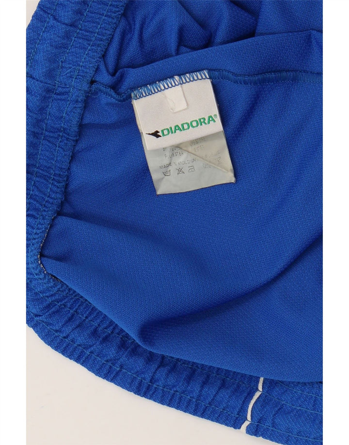 DIADORA Mens Sport Shorts Large Blue Polyester