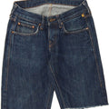 MELTIN' POT Womens Bermuda Denim Shorts W30 Medium Blue Cotton Vintage Meltin' Pot and Second-Hand Meltin' Pot from Messina Hembry 