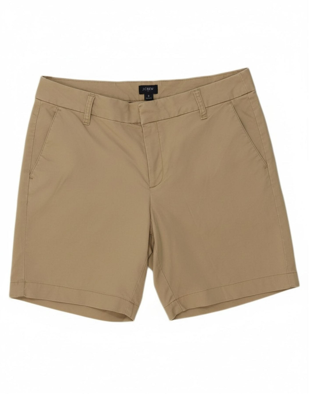 J. CREW Womens Chino Shorts US 8 Medium W32  Beige Cotton