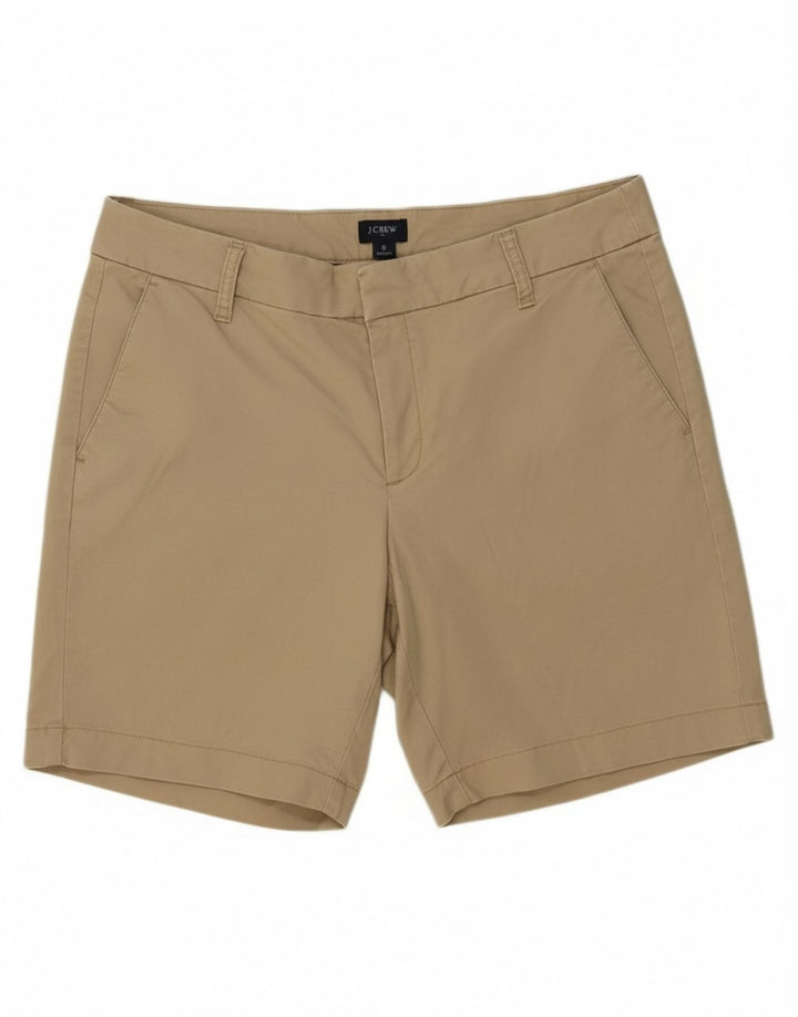 J. CREW Womens Chino Shorts US 8 Medium W32  Beige Cotton