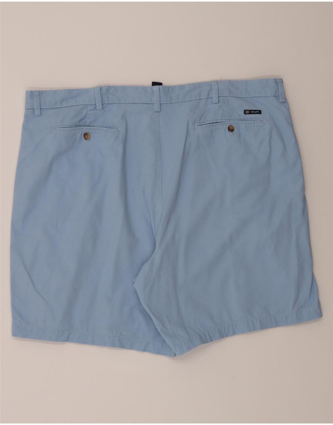 CHAPS Mens Chino Shorts W46 3XL Blue Cotton Vintage Chaps and Second-Hand Chaps from Messina Hembry 