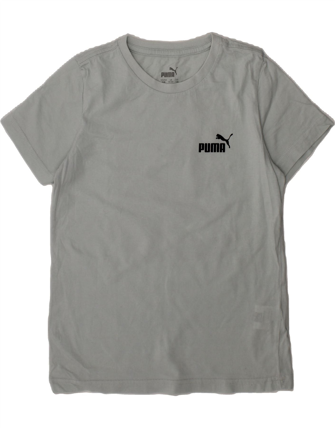 PUMA Boys Graphic T-Shirt Top 9-10 Years Grey Cotton Vintage Puma and Second-Hand Puma from Messina Hembry 