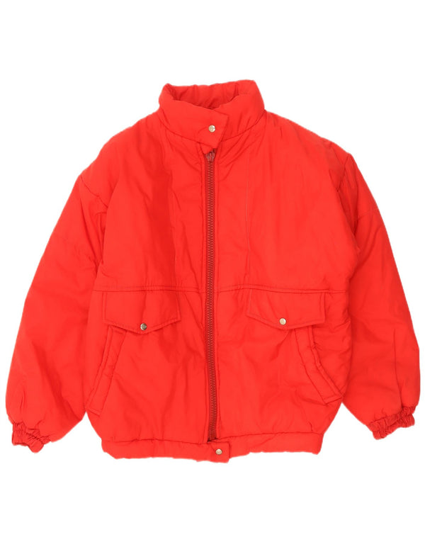 Vintage Womens Padded Jacket UK 18 XL Red